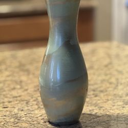 Akcam Handmade Green and Gold Vase
