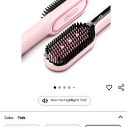 Ionic Hair Straightener Brush
