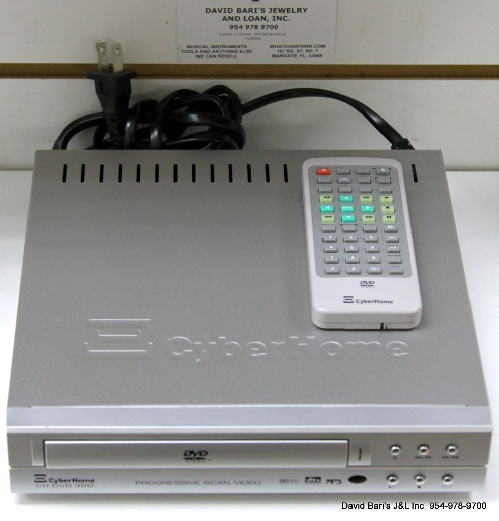 CyberHome CH-DVD 300 Progressive-Scan DVD Player w/ Remote