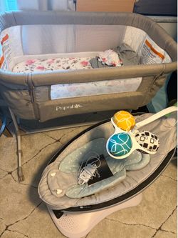 Baby swing and bassinet