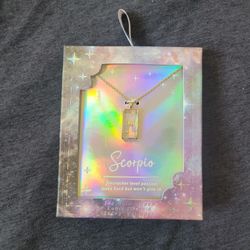 Super Cute Scorpio 18k Gold Plated Necklace Great Gift Idea Women 