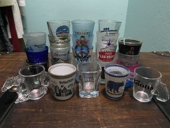 23-Piece Shot Glass Collection – Travel Souvenir Set