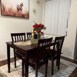 Table And 4 Chairs For Sale 