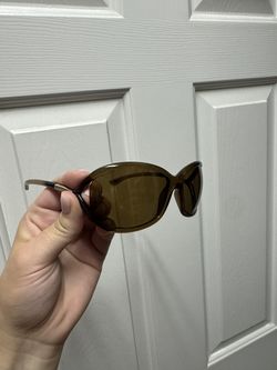 Vintage Tom Ford Jennifer FT0008 Oversized Brown Sunglasses