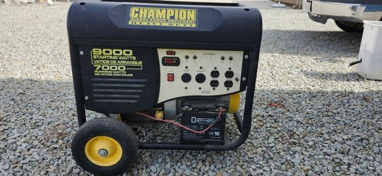Champion Generator - 9000 Watts -Heavy Duty- Electric and Pull Start