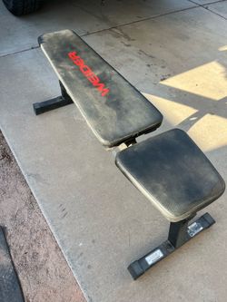 Adjustable weight bench