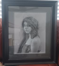 Award-Winning Original Portrait Drawing “In Her Eyes” by Dean Buhler
