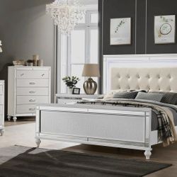 Valentino Silver Bedroom - Queen Size