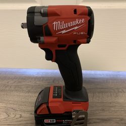Milwaukee M18 FUEL GEN-3 18V Lithium-Ion Brushless Cordless 3/8 in. Compact Impact Wrench with Friction Ring (2854-20