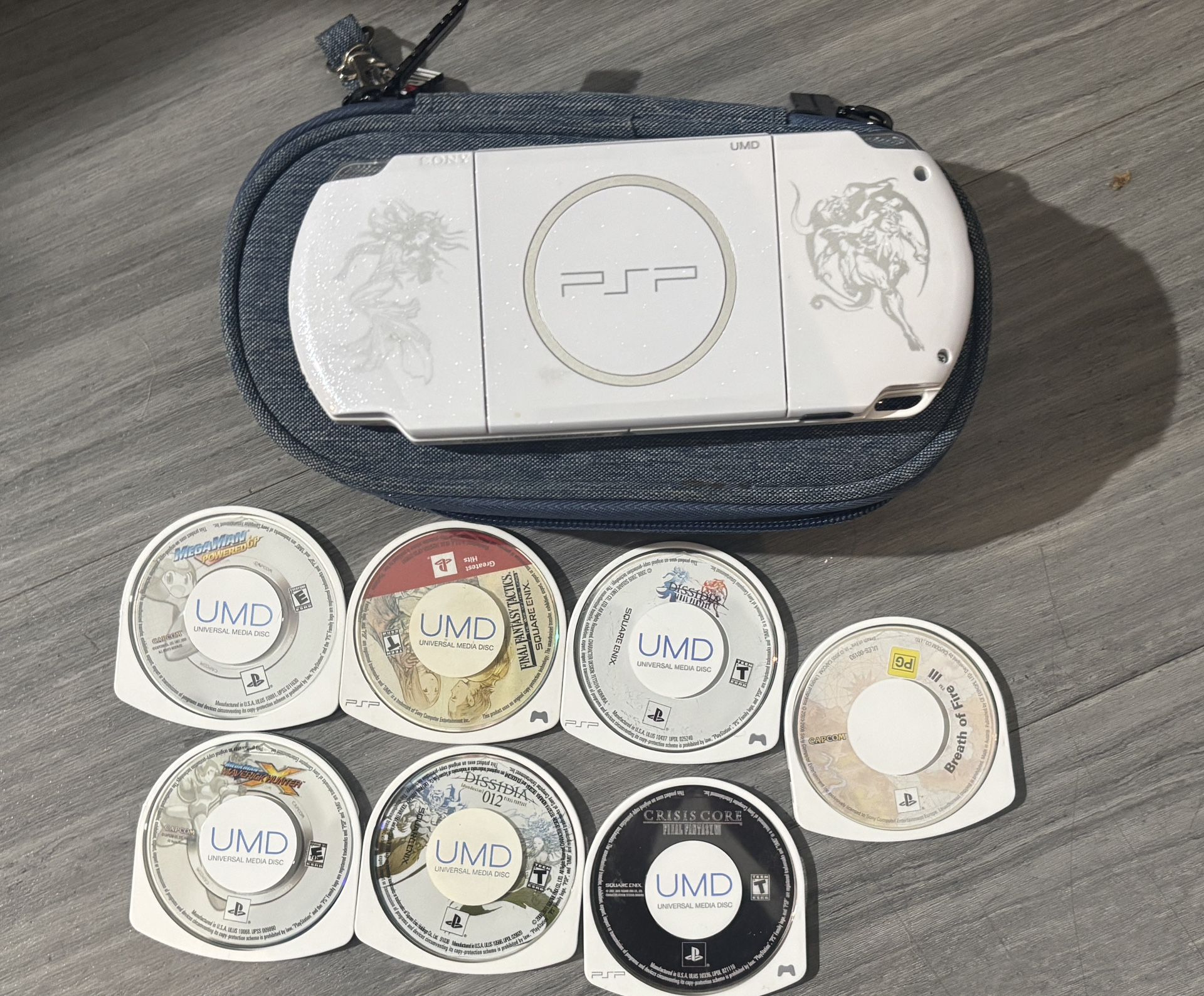 Final Fantasy PSP 3000,  With 7 Games And 128gb  SD Card