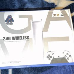 4K Game Stick 64G 20000+ Video Game Console 2.4G, Two Wireless Controller.