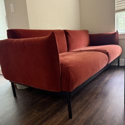 Seat Module Sofa - Rust Velvet (Ikea)