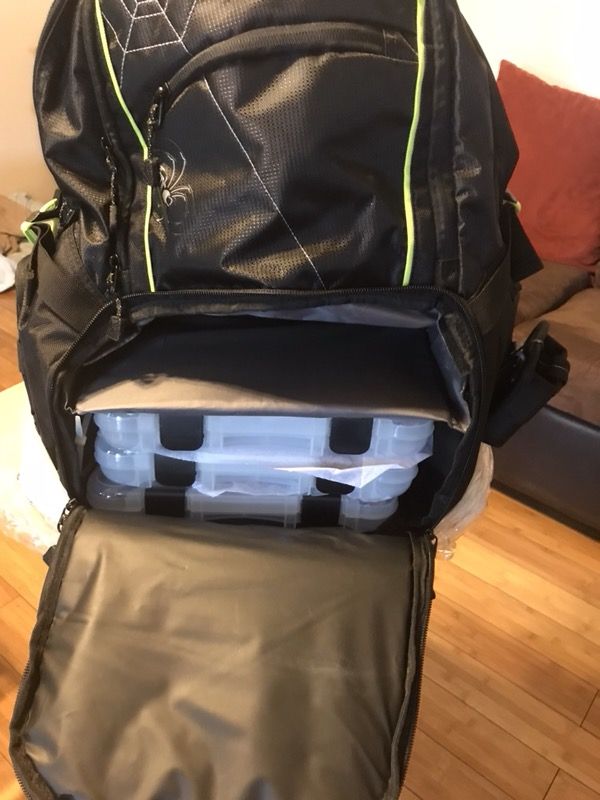 Spiderwire Fishing Tackle Backpack for Sale in San Gabriel, CA