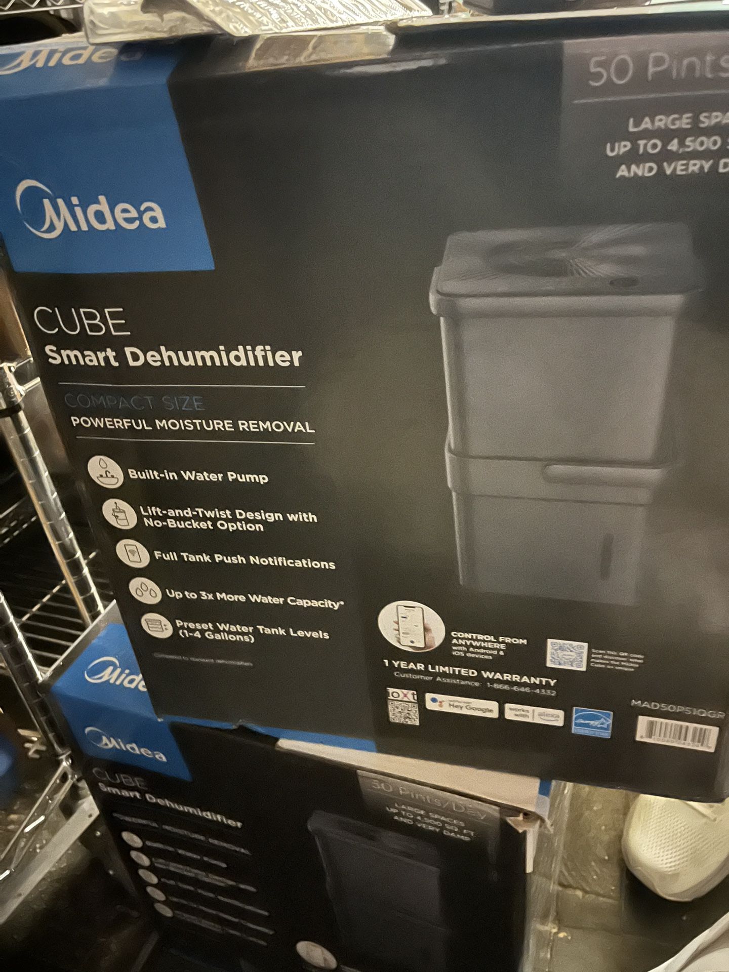 Midea Dehumidifier.