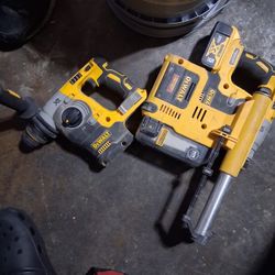 Sds Hammer Drill - One Has Vacuum