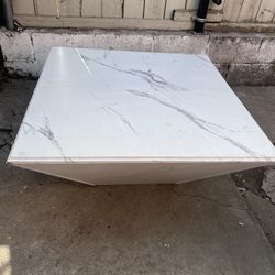 White Coffee Table Detachable 