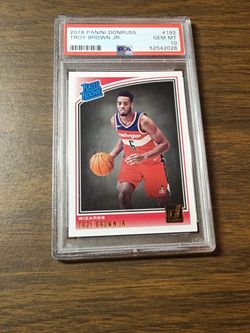 Troy Brown Jr Panini Donruss Rookie Card 