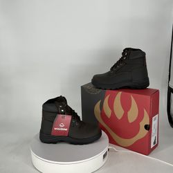 🎄‼️XMAS SALE‼️🎄 WOLVERINE MEN'S CARLSBAD WATERPROOF 6" WORK BOOT [BROWN]