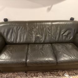 Two Leather Couches