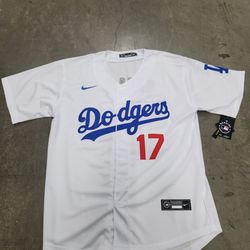 Los Angeles Dodgers Ohtani #17 Home White Jersey L XL 2XL 