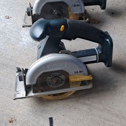 Ryobe 18 V and 14.4 V ... 5-1/2" Saw (NO BATTERIES) just Tool