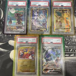 pokemon card slab lot