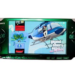 🔥 Sony PlayStation PSP 3000 Console (Green) - Loaded with games! 🔥
