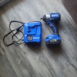 KOBALT 24V IMPACT WRENCH 1/2" Kit 