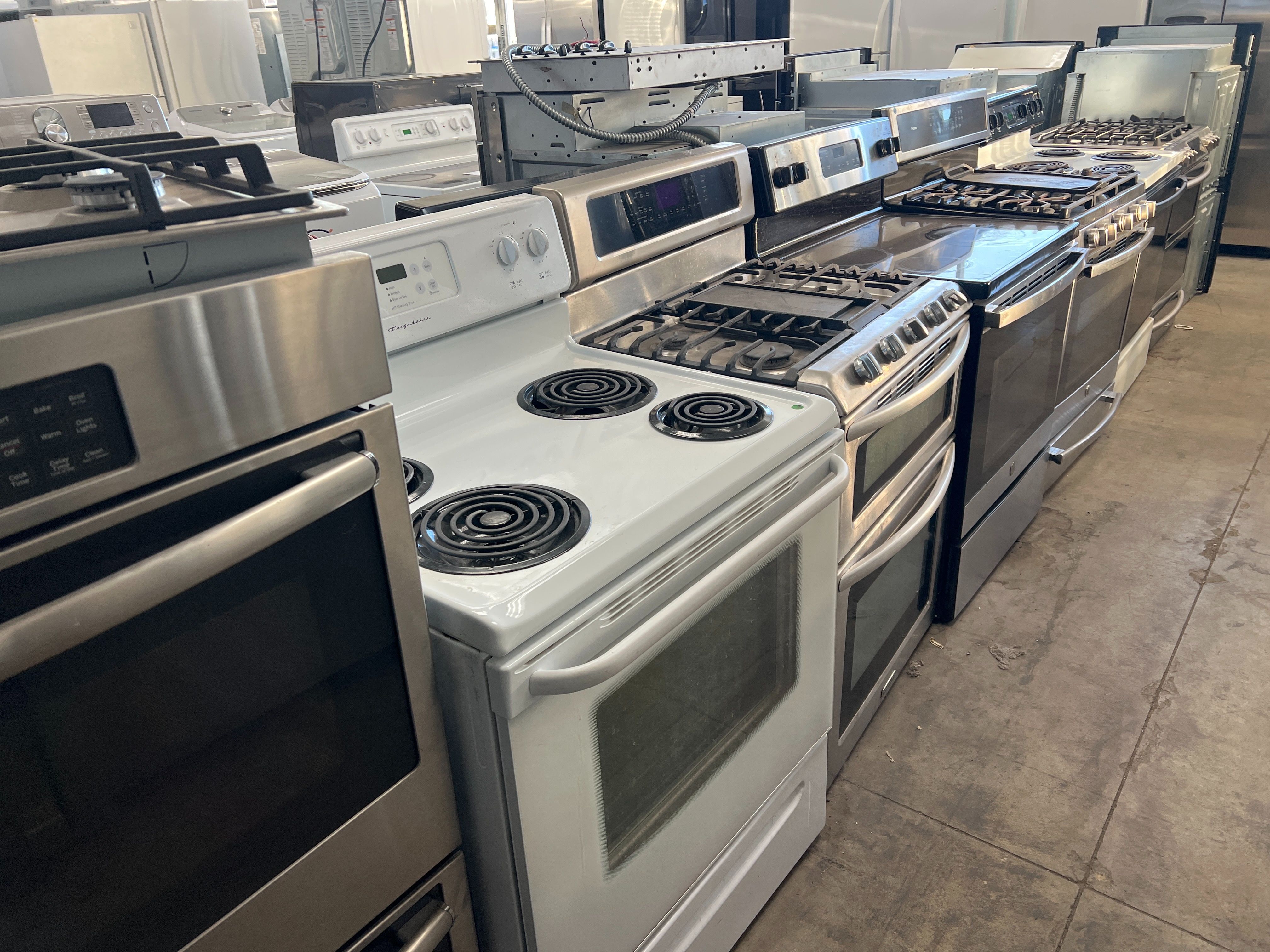 2 LOCATIONS - USED STOVES/ RANGES/ WALL OVENS FOR SALE -FREE DELIVERY -120 DAY WARRANTY