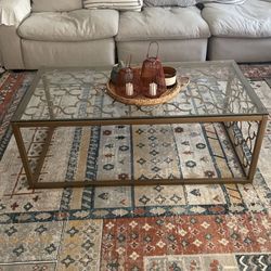 Bronze Rectangle Coffee Table 