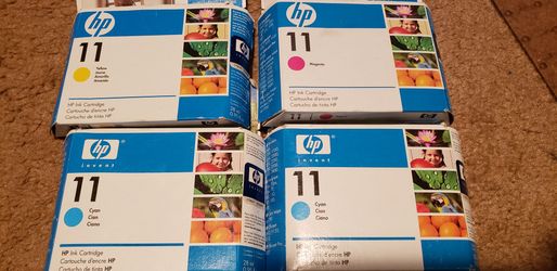 4 Hp printer color ink hp11
