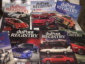 DuPont Registry Mags!! Collectible!