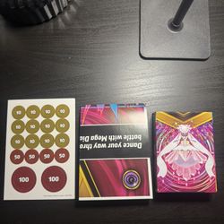 Diancie Deck Box With Mat And Game Pieces