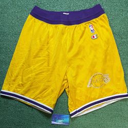 Vintage 1990s Los Angeles Lakers champion shorts