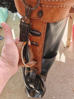 MacGregor Leather Golf Bag - 30+ clubs