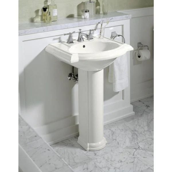 Kohler Devonshire 24” Pedestal Sink - White