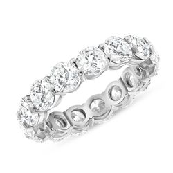 14K Round Cut Natural Diamond Eternity Band. Diamond Option 2.00 / 3.00 / 4.00 Carat.