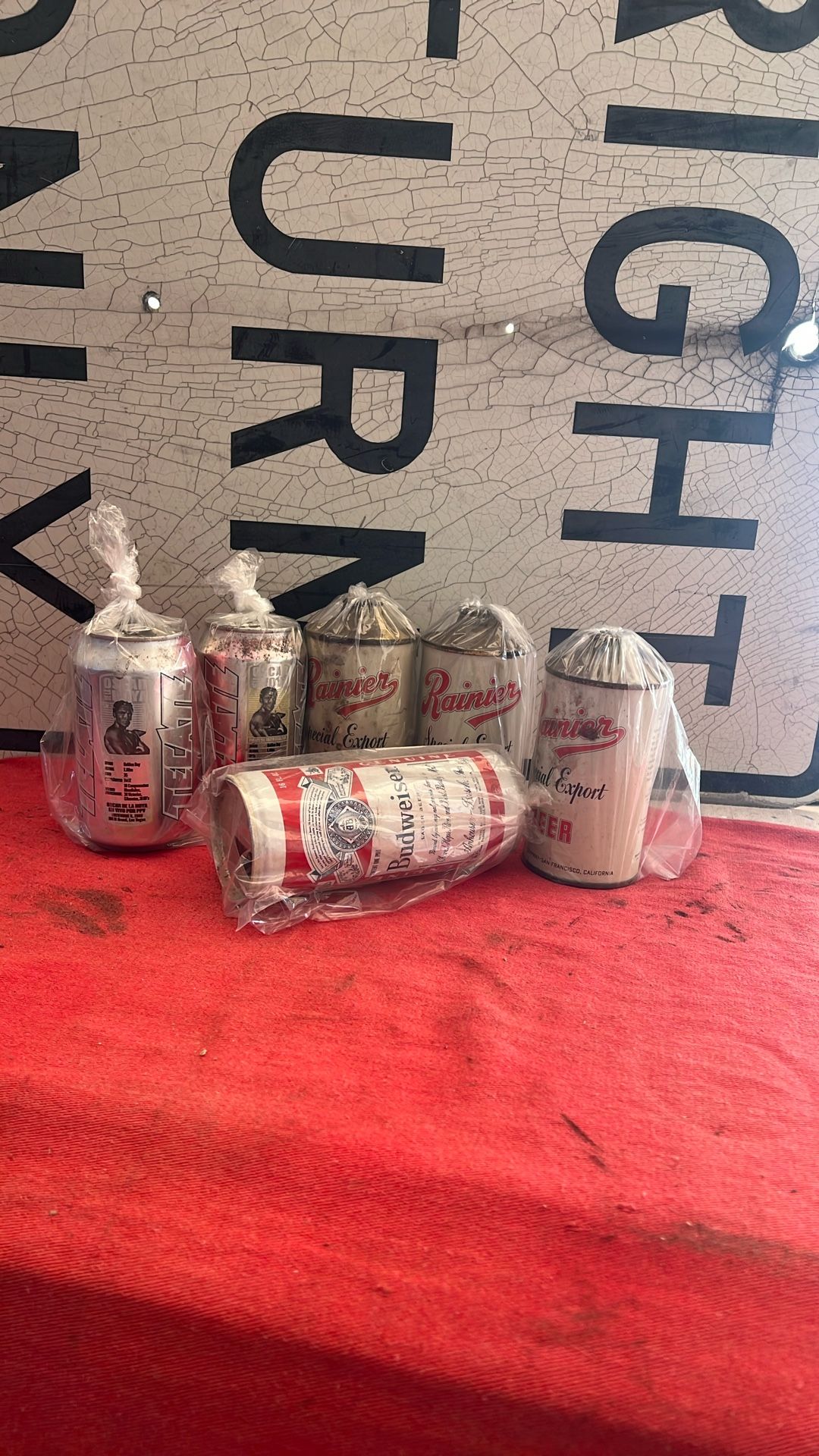 Beer can collection