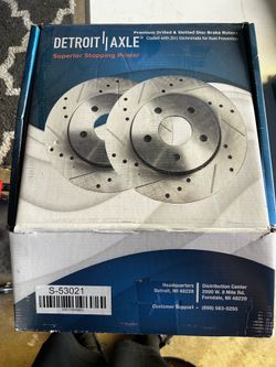 Brake Rotors and Front Pads