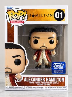 ⭐ Alexander Hamilton #01 Funko Pop! — Broadway Series | Funko Hollywood Exclusive Metallic Variant ⭐