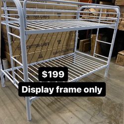 Twin Over Twin Metal Bunk Bed Frame