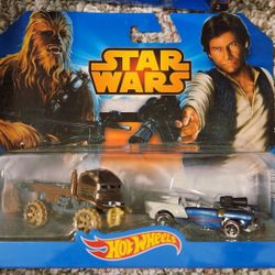 HOT WHEELS Hot Wheels Star Wars Chewbacca & Han Solo 2 Pack 2014 