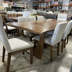 Dining Table Set With 8 Chairs