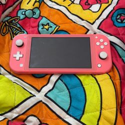 pink nintendo switch lite 
