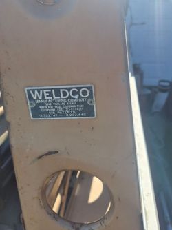 Weldco Glass truck rack