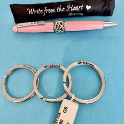 Brighton Pen & 3 Brighton Key Rings
