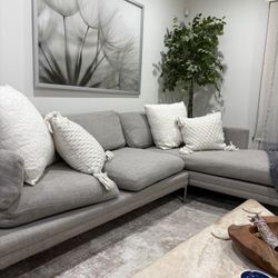 grey sectional