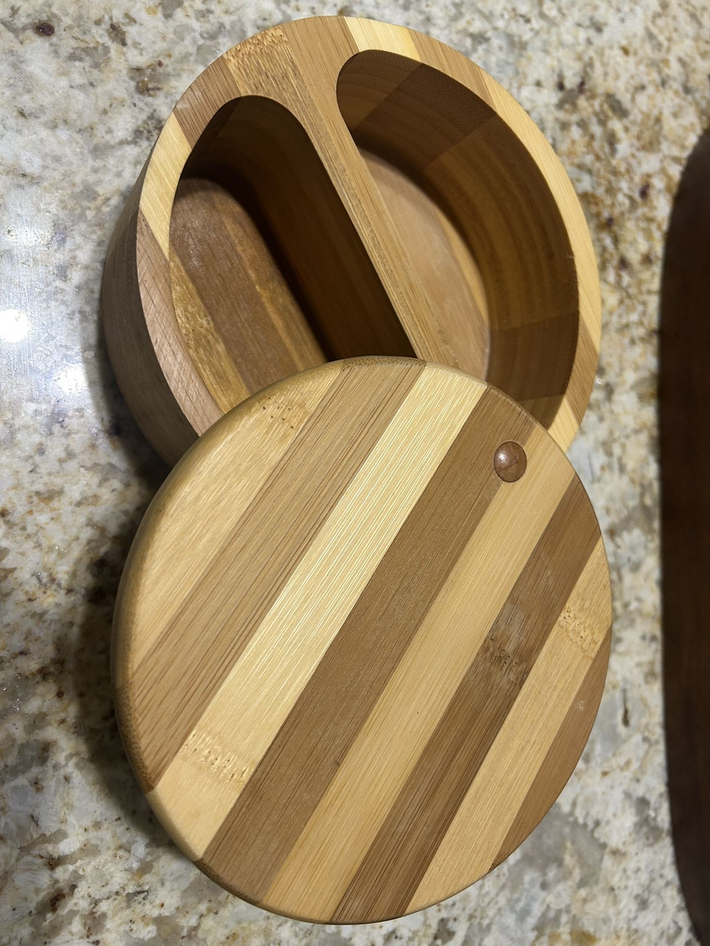 Salt And Pepper Wood container