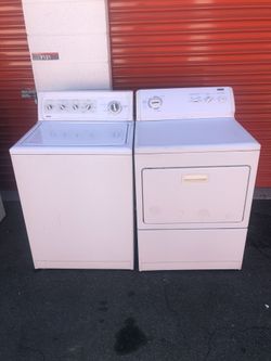 Kenmore washer and dryer