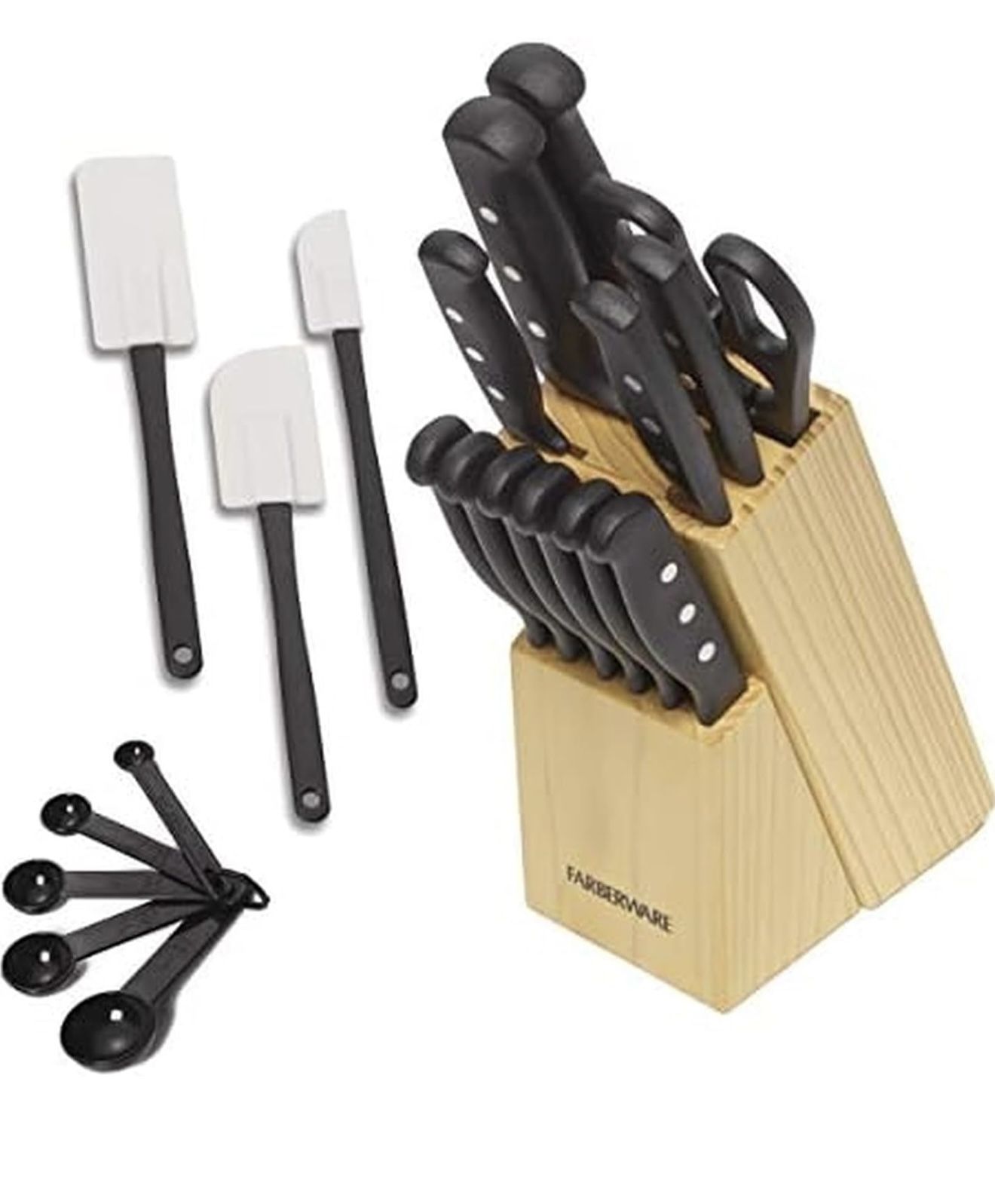 NEW Farberware Knife Block Set 22pc